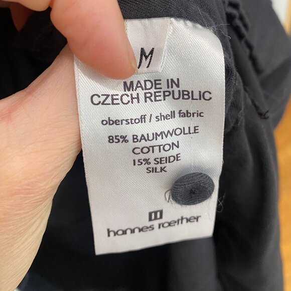 🔷 Hannes Roether — Navy Shirt Dress — Medium - Picture 9 of 11